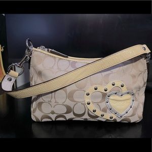 Coach Mini Bag, Brown and Yellow